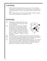 Preview for 12 page of AEG SANTO 1403-4 U Operating Instructions Manual