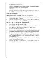 Preview for 12 page of AEG SANTO 70312-1 KG Operating Instructions Manual