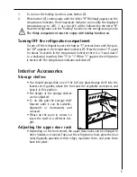 Preview for 9 page of AEG SANTO 70342 KG Operating Instructions Manual