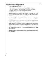 Preview for 10 page of AEG SANTO 70342 KG Operating Instructions Manual