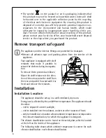 Preview for 6 page of AEG SANTO 71340 KA User Manual