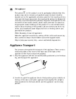 Preview for 7 page of AEG SANTO 72340 KA Operating Instructions Manual