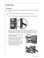 Preview for 8 page of AEG SANTO 72340 KA Operating Instructions Manual