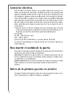 Preview for 10 page of AEG SANTO 80318-68 KG Operating Instructions Manual