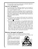 Preview for 36 page of AEG SANTO 80318-68 KG Operating Instructions Manual