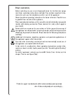 Preview for 2 page of AEG SANTO C 7 18 41-4I Operating And Installation Instructions