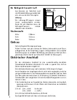 Preview for 8 page of AEG SANTO C 9 18 41-5 i Operating And Installation Instruction