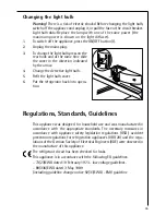 Preview for 45 page of AEG SANTO C 9 18 41-5 i Operating And Installation Instruction