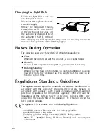 Preview for 20 page of AEG SANTO S 70178 TK38 Operating Instructions Manual