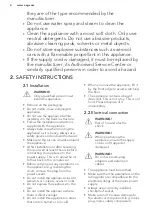 Preview for 4 page of AEG SCE8182XTS User Manual