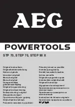 AEG STEP 70 Original Instructions Manual preview