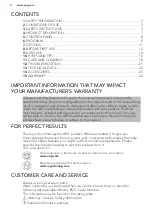 Preview for 2 page of AEG T8DHC846B User Manual