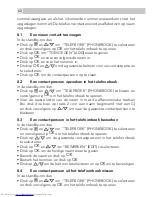 Preview for 62 page of AEG Voxtel D200 Quick Start Manual