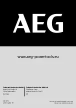 Preview for 158 page of AEG WS 22-180 Original Instructions Manual