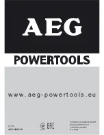 Preview for 153 page of AEG WS 8-100 Original Instructions Manual