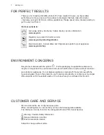 Preview for 2 page of AEG X65163WV1 User Manual