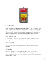 Preview for 9 page of AEI E-STOP09 Assembly Instructions, Care And Maintenance