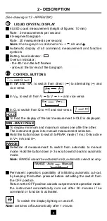 Preview for 4 page of AEMC C.A 5240 User Manual