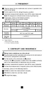 Preview for 6 page of AEMC C.A 5240 User Manual