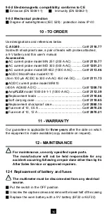 Preview for 10 page of AEMC C.A 5240 User Manual