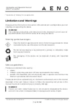 Preview for 6 page of AENO AAP0004 Installation And Operation Manual