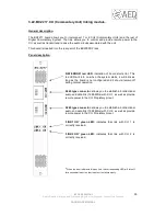 Preview for 55 page of AEQ BC 2000 Hardware Manual