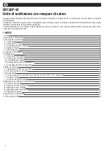 Preview for 2 page of aerauliqa QR120P-W Instructions For Installation, Use And Maintenance Manual