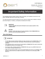 Preview for 4 page of aerl CoolMax SRX 600/30-120 Installation And Operation User Manual