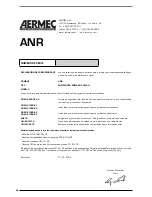 Preview for 42 page of AERMEC ANR R407C Technical Manual