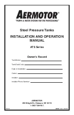 aermotor ATS Series Installation And Operation Manual preview