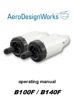 AeroDesignWorks B100F Operating Manual preview