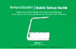 AeroGarden 100306-BLK Quick Setup Manual preview