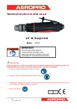 Aeropro 17111 Operating Instruction And Safety Manual preview