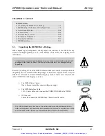 Preview for 20 page of Aerotech DR500 Operation & Technical Manual