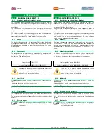 Preview for 23 page of AEROTECNICA COLTRI BOOSTER MCH-10/ET CNG Use And Maintenance Manual