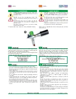 Preview for 38 page of AEROTECNICA COLTRI BOOSTER MCH-10/ET CNG Use And Maintenance Manual