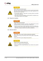 Preview for 14 page of Afag 50100711 Assembly And Operating Instructions Manual