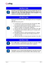 Preview for 10 page of Afag aflex 150 qc Operating Or Assembly Instructions