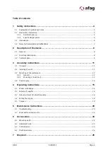 Preview for 3 page of Afag HLF07-M Translation Of Operating And Installation Instructions