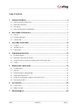 Preview for 3 page of Afag NVD 3 Series Operating And Installation Instructions