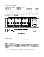 Preview for 5 page of AFi RR-94845SL Instruction Manual