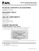 Preview for 3 page of AFL IDEAA Mini Interior Distribution Cabinet Installation Instructions Manual