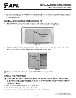 Preview for 4 page of AFL IDEAA Mini Interior Distribution Cabinet Installation Instructions Manual