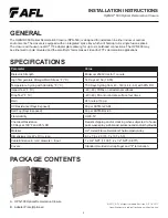 Preview for 2 page of AFL OptiNID 500 Installation Instructions Manual