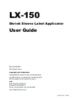 Preview for 3 page of AFM LX-150 User Manual