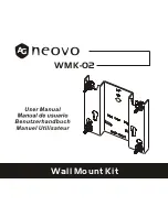 AG Neovo WMK-02 User Manual preview