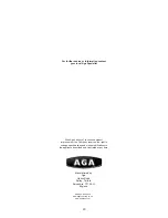 Preview for 20 page of AGA 13 AMP RETRO-FIT WITH AIMS User Instructions