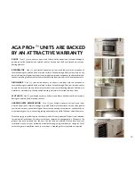 Preview for 19 page of AGA APRODW Brochure & Specs