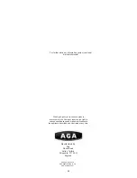 Preview for 44 page of AGA Masterchef II Deluxe User'S Manual & Installation And Servicing Instructions