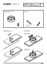 Preview for 2 page of agape BJHON 1 ACER1083 Series Assembly Instructions